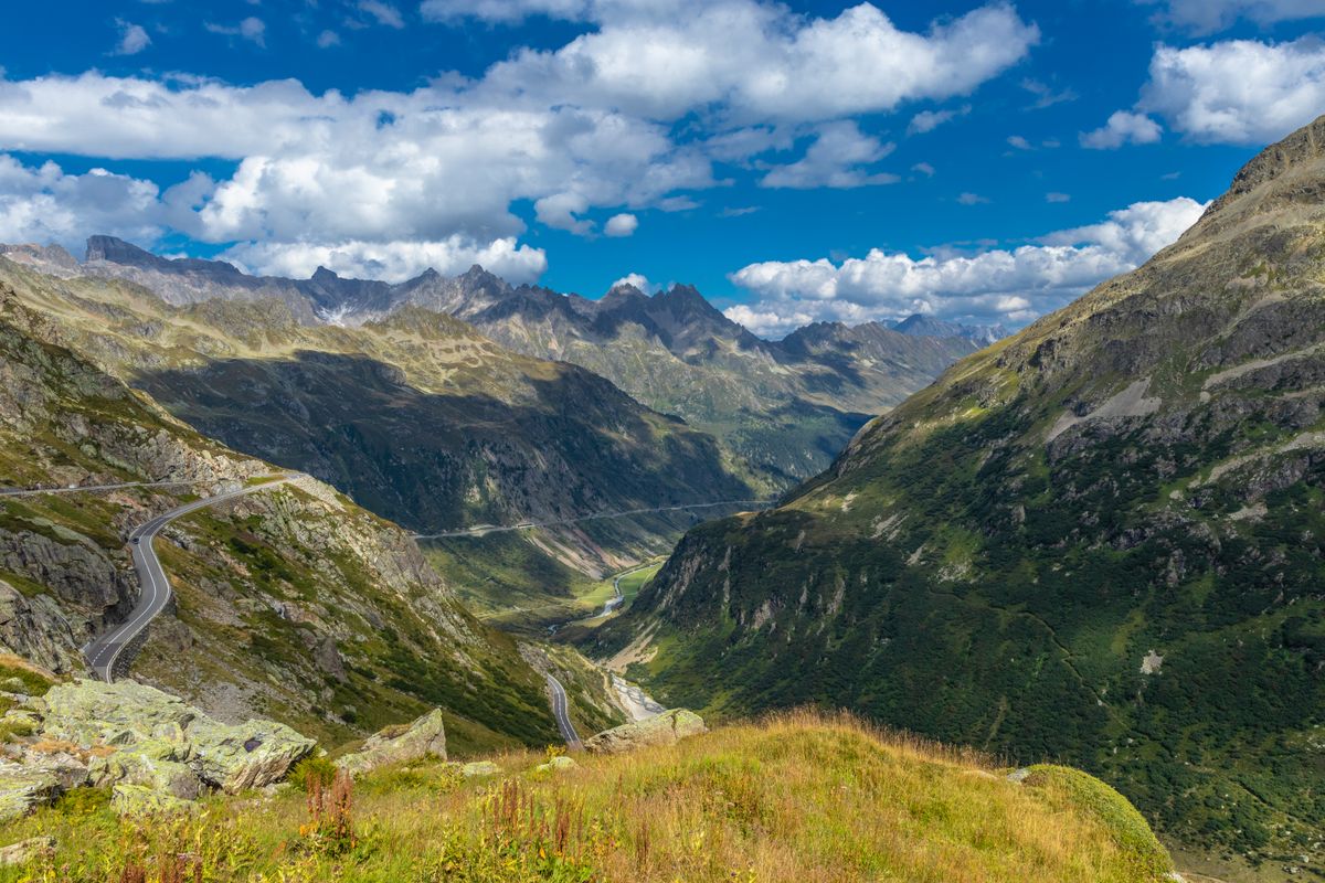 Senderismo en los Alpes suizos