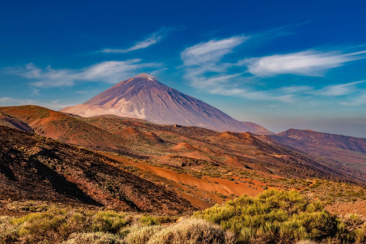 Atardecer en el Parque Nacional del Teide